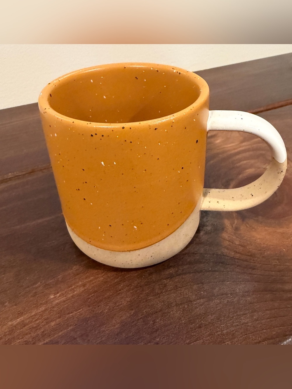 United by Blue 8oz Stoneware Mug White/Orange